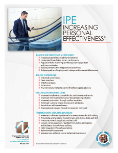 Increasing Personal Effectiveness - IPE